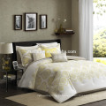 Madison Park Libreto Edredão Capa Imprimir Amarelo Set Bedding